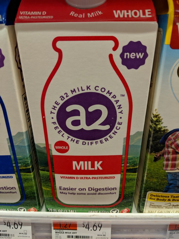 A2 milk- cow's milk