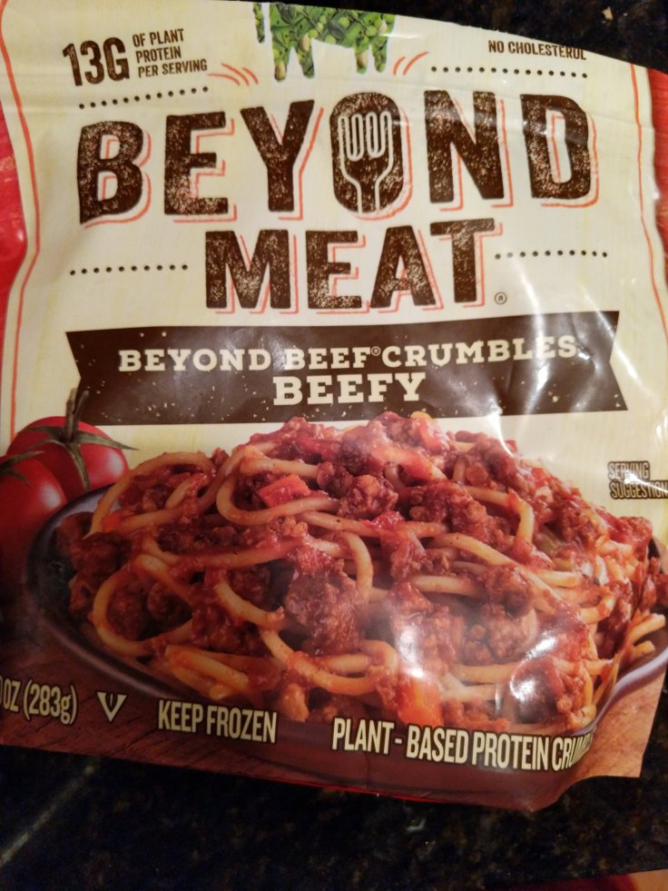 Beyond meat.. Beefy crumbles&nbsp;