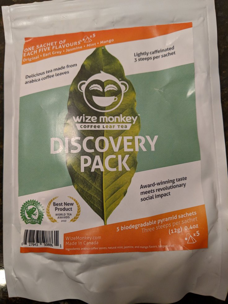 Wize monkey coffee leaf tea--so yummy!
