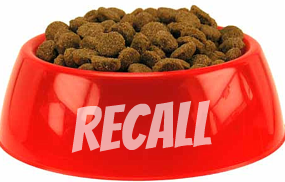 Pet food recalls