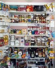 Do you have too much in your pantry? Pic from Pinterest.