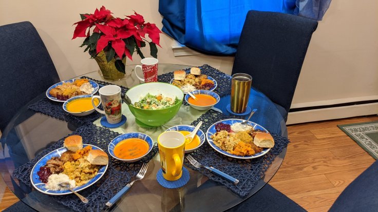 Eating at home!