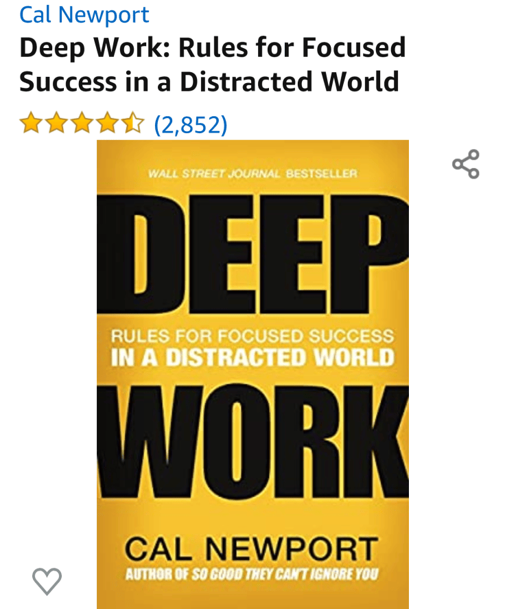Book: Deep Work